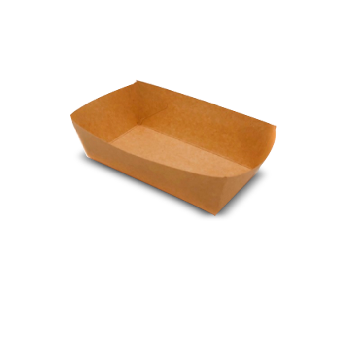 Bandeja Rectangular Kraft S